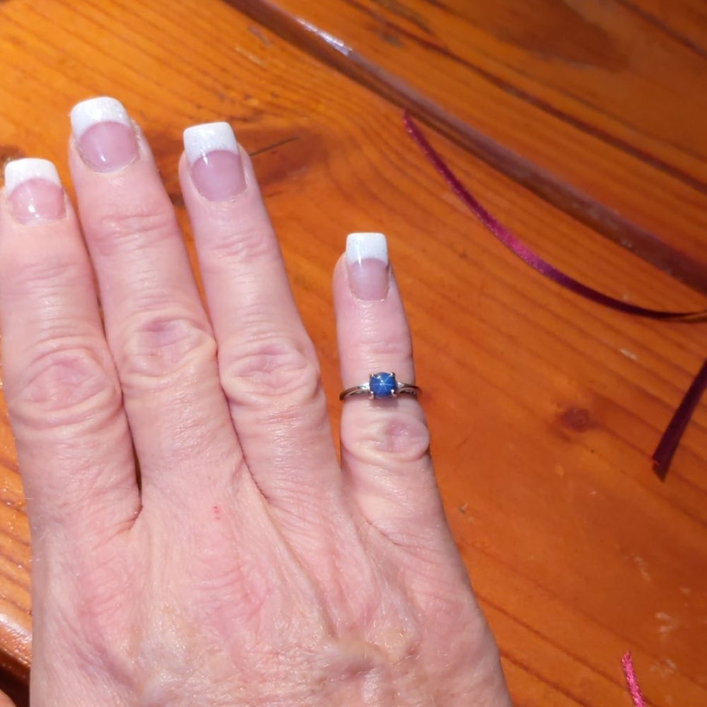 WG Star Sapphire Ring